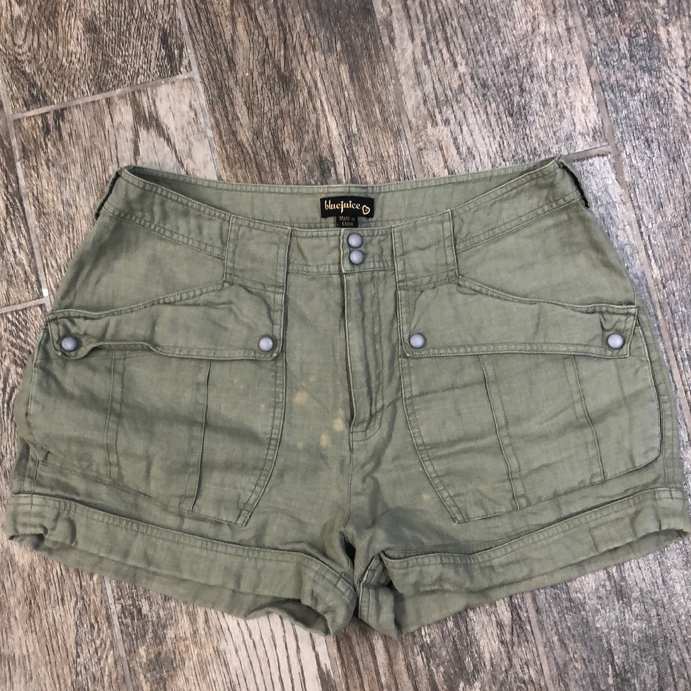 Linen Cargo Short